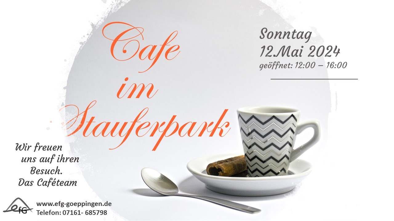 Cafe im Stauferpark 2024 05 12