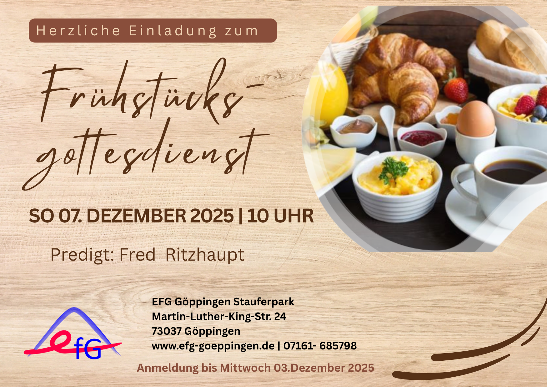 Frühstücksgottesdienst 2025 12 07